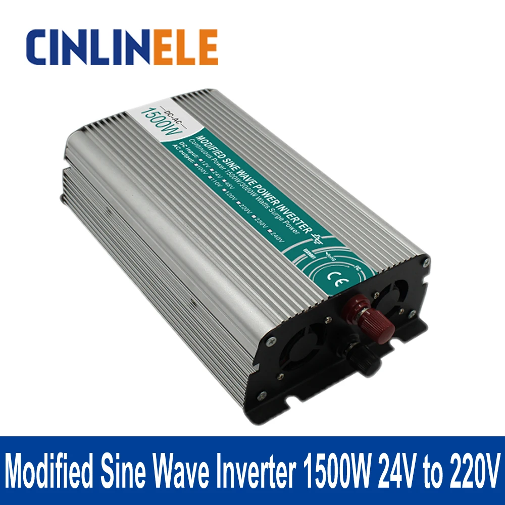 

Shine Series Modified Sine Wave Inverter 1500W CLM1500A-242 DC 24V to AC 220V 1500W Surge Power 3000W