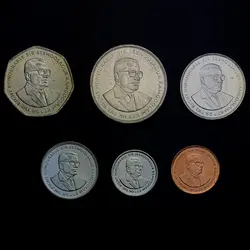 6 шт Mauritius coin 100% оригинальная монета не распространяется