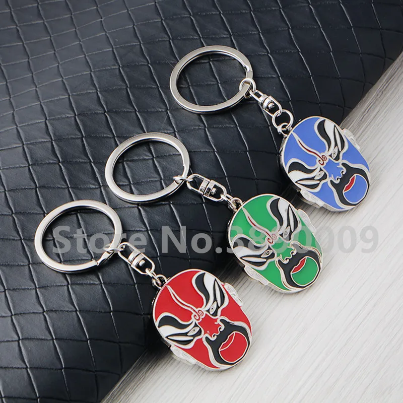 New Mask Keychain Anime Movie Series Keychain Steel Hacker Halloween