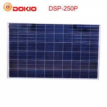 Dokio Brand Solar Panels China 250W Polycrystalline Silicon Solar Battery China 30V Large wattage Top quality Paneles Solares