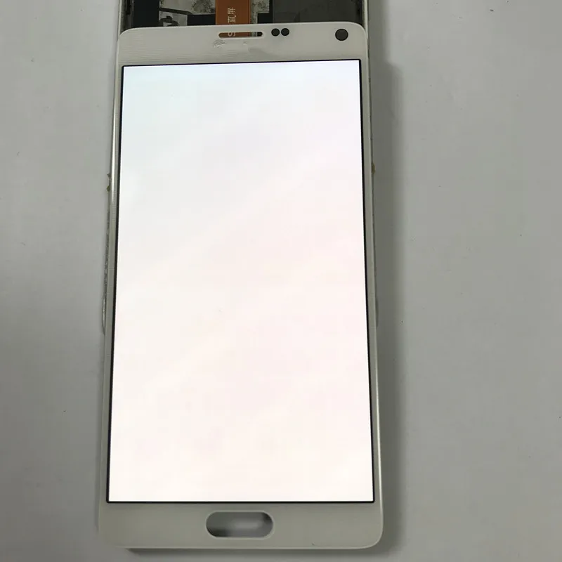 С горящей тенью lcd s для samsung Galaxy Note 4 N910T N910A ЖК-дисплей с сенсорным экраном дигитайзер сборка