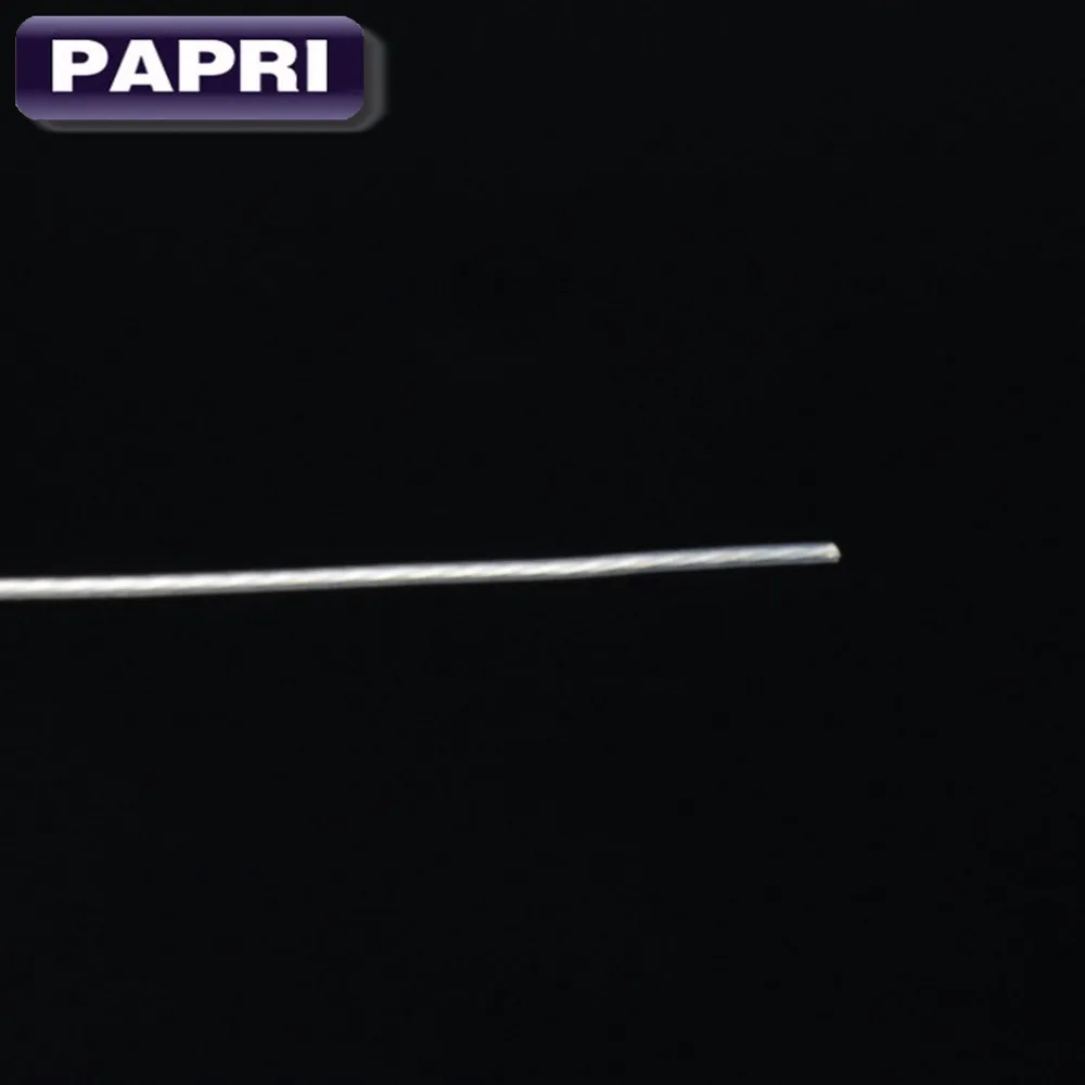 PAPRI DIY усилитель кабеля 0 23 x7strand PTFE высокая чистота OCC Медный Серебряный провод для