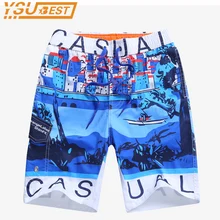 Новые летние пляжные шорты для мальчиков, модная детская доска шорты детские пляжные шорты, женский купальник для серфинга 7-15Yrs хлопковые пляжные штанишки