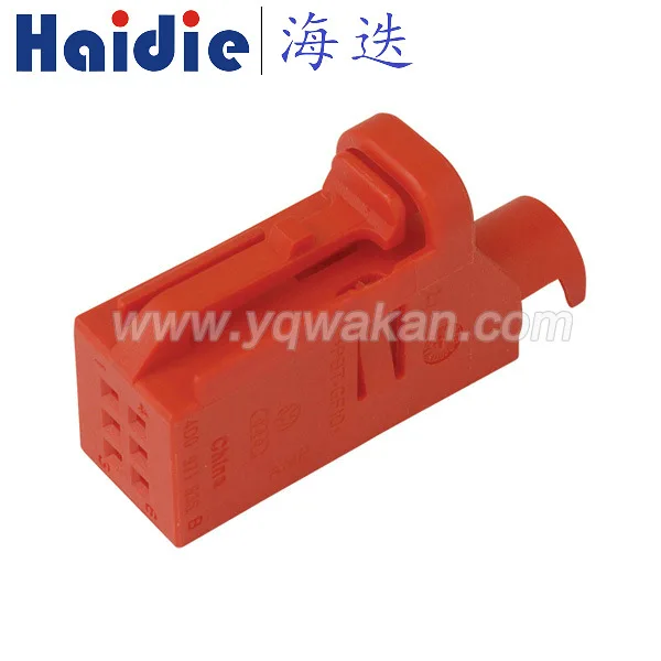 

Free shipping 5sets 6pin Auto Electri harness plug Car tire pressure alarm plug 6P modified connector 4D0 971 636 B