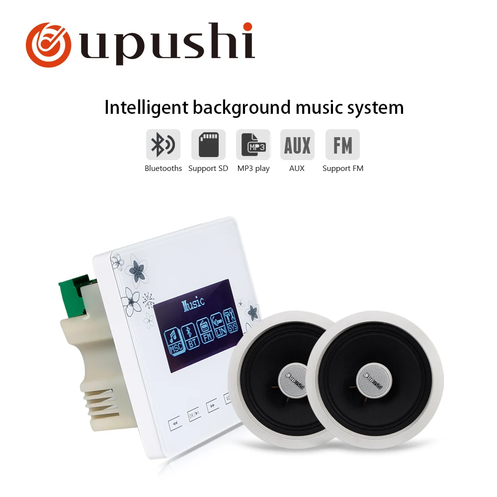 Bluetooth ceiling speaker 30w wall amplifier small control panel 8 ohm ceiling loudspeakers 20w roof speaker