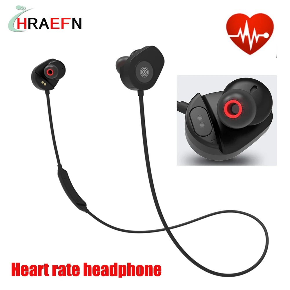 Bluetooth Earphones Comfort Noise Reduction Heart Rate monitor Headsets