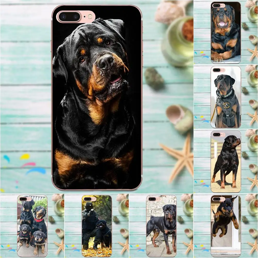 

TPU Custom Design New Rottweiler Dog For Samsung Galaxy Note 5 8 9 S3 S4 S5 S6 S7 S8 S9 S10 mini Edge Plus Lite