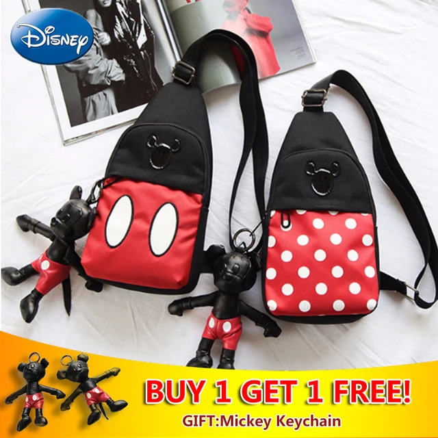 Disney Children S Messenger Bags Chest Coin Purse Student Shoulder Disney Children S Messenger Bags Chest Coin Purse Student Shoulder Bag Plush Backpack Mouse Cartoon Cute Baby Pouch Christmas