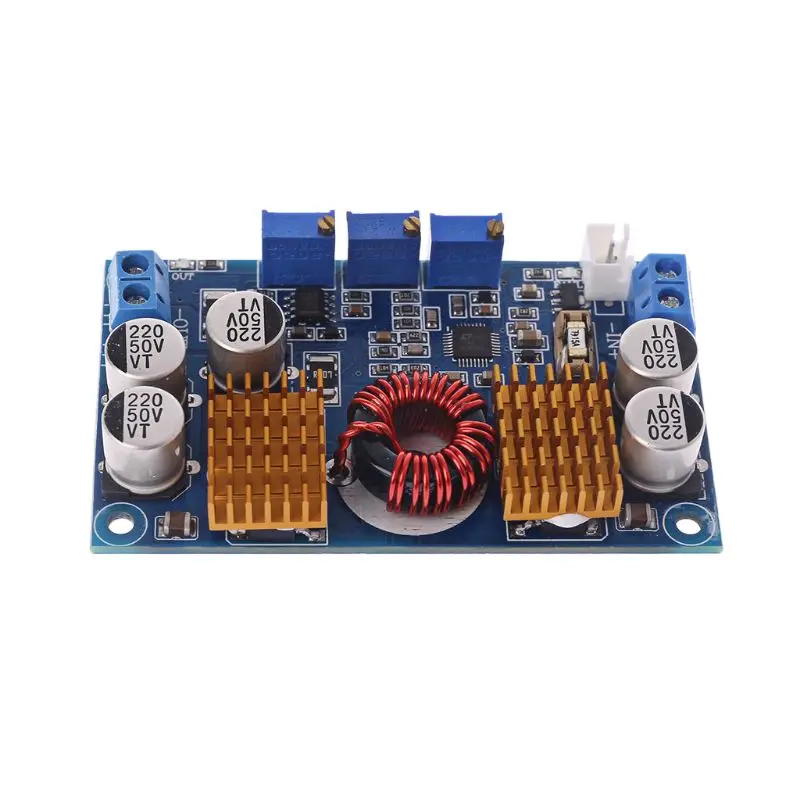

DC 5-32V to 1V-30V 10A Automatic Step Up Down Regulator Charging Module LTC3780