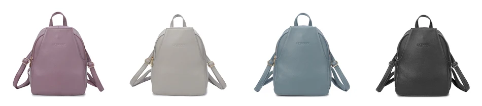 women backpack genuine leather