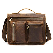 Мужские портфели из натуральной кожи через плечо, модная Противоугонная сумка, сумка-мессенджер, мужская сумка-мессенджер, деловая сумка для путешествий, подарок Mochila