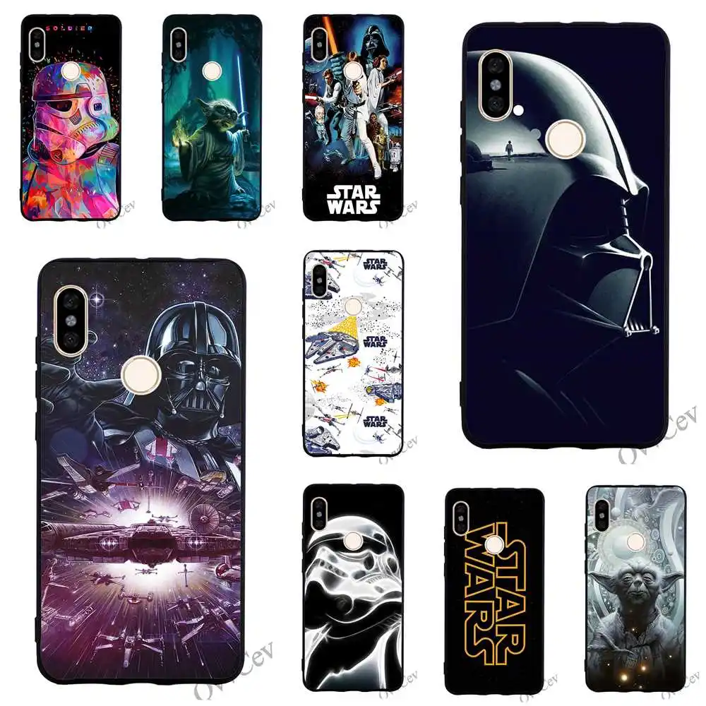 

Print Star Wars Darth Vader Yoda Phone Cover for Xiaomi Redmi 5 Case 4A 4X 5A Prime 6A Note 5 6 Pro Plus Back