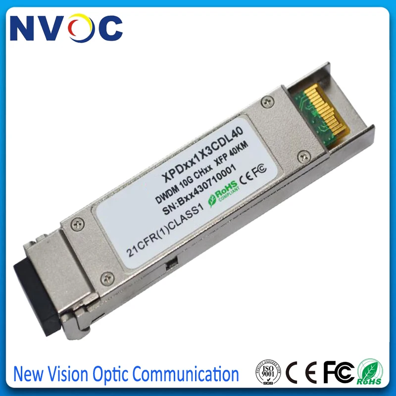 Фонарь 10G 40KM фонарь ~ 1528 77 нм с DDM оптоволоконный ITU GridM 10GBASE-ER оптический модуль |