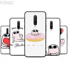 ketnipz Colorful Cute Silicone Case for Oneplus 7 7Pro 5T 6 6T Black Soft Case for Oneplus 7 7 Pro TPU Phone Cover