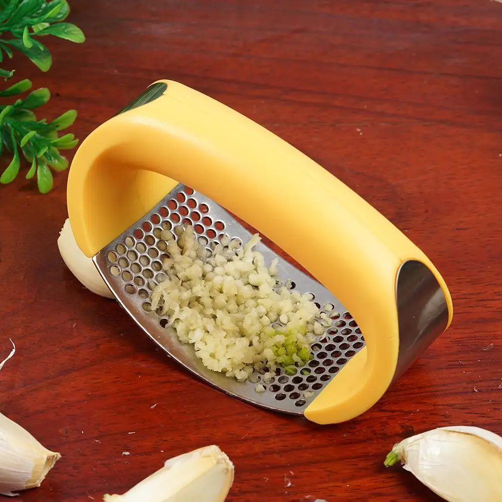 

1pc Manual Food Cooking Garlic Crusher Pressed Ginger Slicer Chopper Gadgets Kitchen Grinding Tools Kitchen Accessories