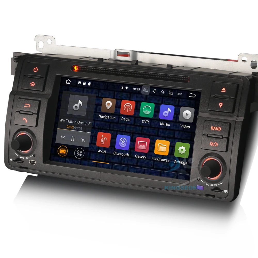 4 Core Android 7.1.2 Head Unit GPS Sat Nav Car Navigation for BMW 3 Series E46 M3 Rover 75 MG ZT