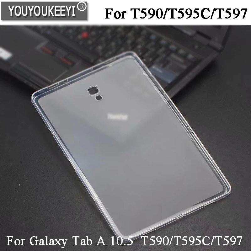 Новинка чехол для Samsung Galaxy Tab A 10 5 тонкий T590 T597 прозрачный мягкий из ТПУ планшета A2