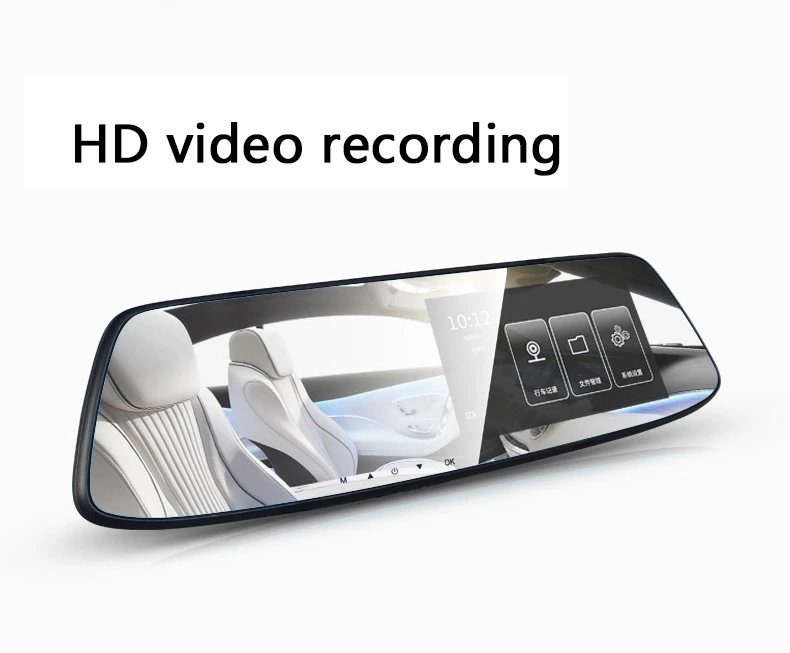 Smart 4.7 inch Touch Car Dvr rearview mirror 1296P FHD IPS car driving video LDWS car reverse image dual lens G-sensor DVRs Smart 4.7 inch Touch Car Dvr rearview mirror 1296P FHD IPS car driving video LDWS car reverse image dual lens G-sensor DVRs