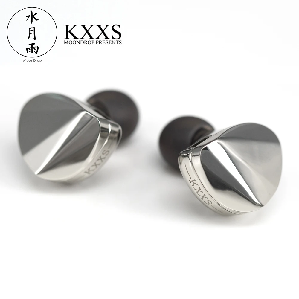 

Moondrop KXXS Diamond Like Carbon Diaphragm Dynamic Driver HIFI In Ear Earphone Stage IEM Earbud CNC Metal Electroplating 2Pin