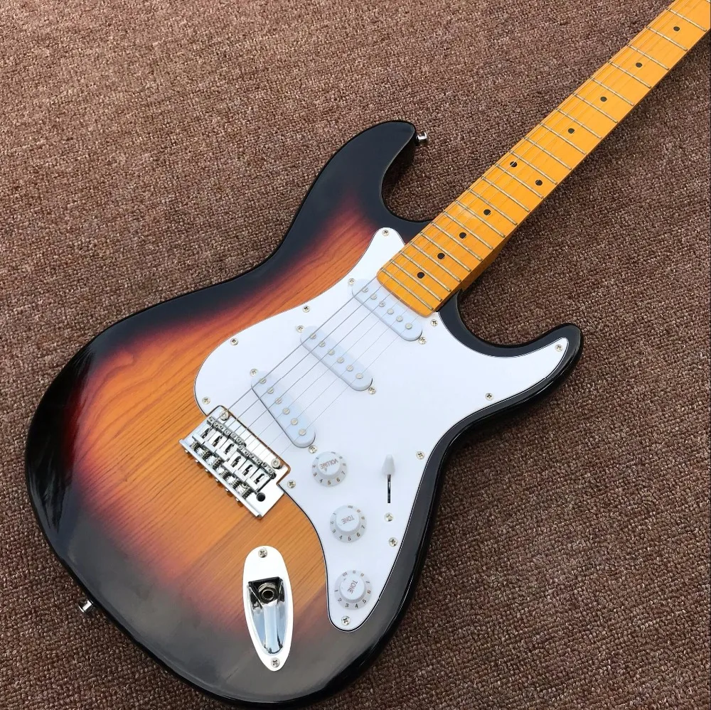 

New arrive Custom Shop sunburst TELE Electric Guitar Real photo shows