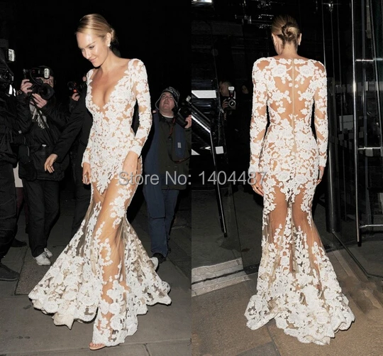 zuhair murad long sleeve evening dresses