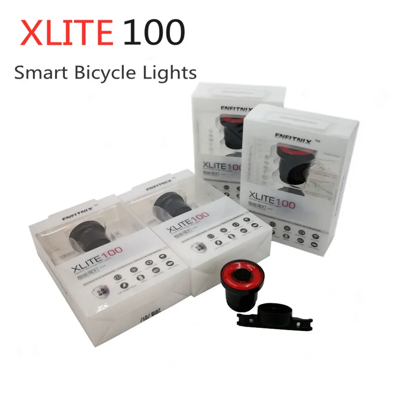 Xlite100 умный велосипедный задний светильник USB перезаряжаемый светодиодный