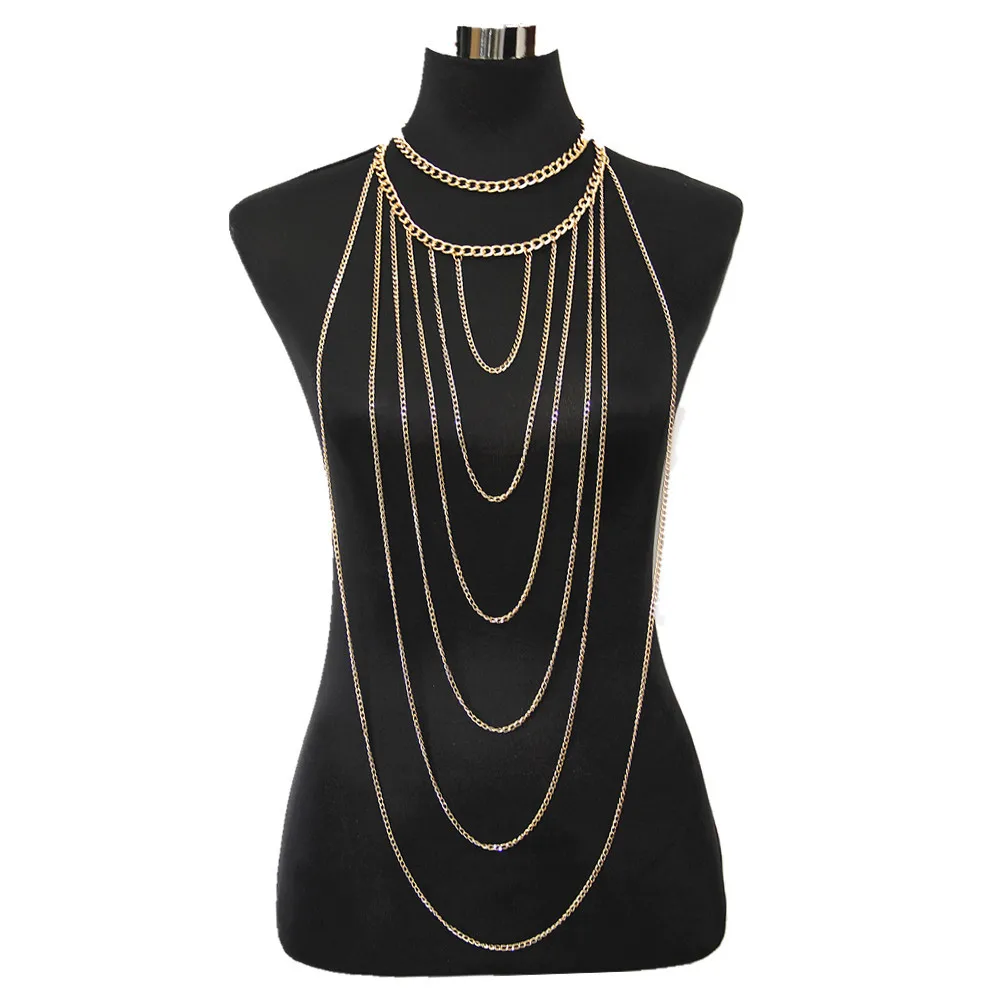 Body Chain Jewelry Belly Necklace Summer Bikini Accessories |