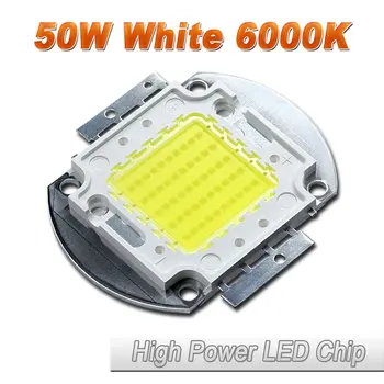 

High Power LED Chip 50W Pure White Light 6000K-6500K Bulbs 50 Watt Beads DIY Spotlights Floodlight COB Integration Lamp ST444