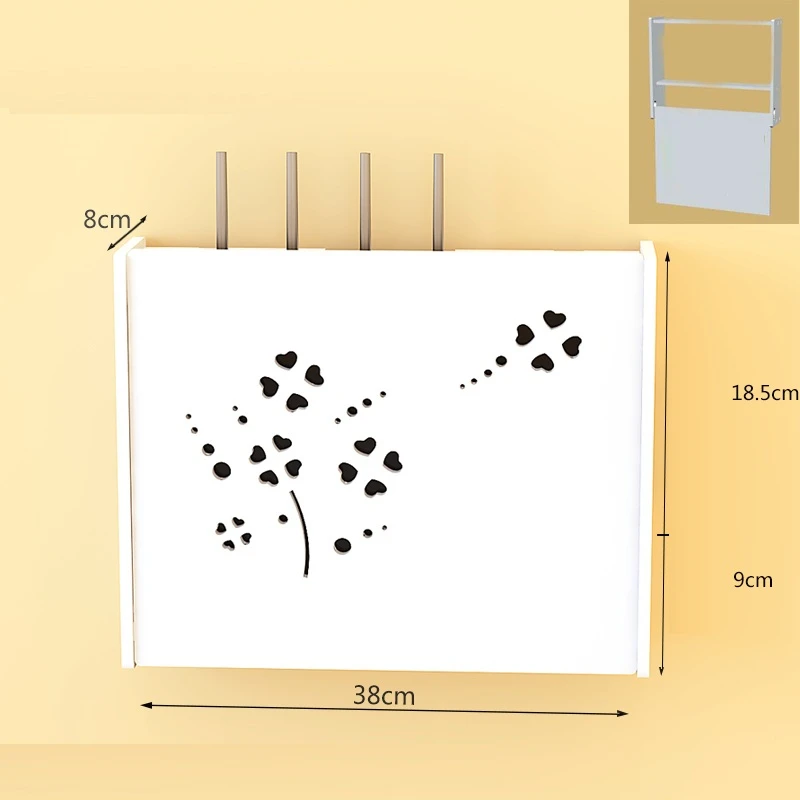 Украшение маршрутизатор беспроводной гостиная Экранирование творческий шкаф для хранения ТВ комплект-Топ вешалка розетка крышка полка стойки стеки - Цвет: MODEL B