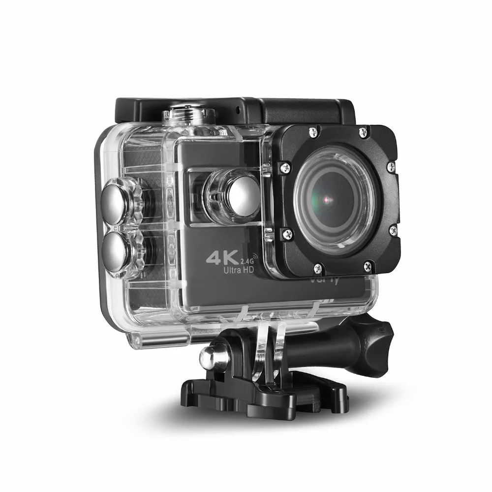 VeFly 4K Ultra HD спортивная Экшн-камера, водонепроницаемая Wi-Fi go pro cam с анти-встряхиванием электронный гироскоп wifi автомобильная видео камера