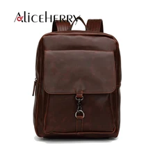 Человек crazy horse кожаные рюкзаки для школы сумки старинный ремешок Ноутбук Повседневный рюкзак мужская дорожная сумка mochila Новинка