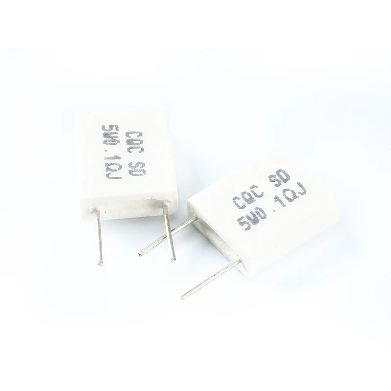10 pcs 0.330.10.22R Ohm 5 W Cement Resistor Non-Inductive Resistor BPR56 0.15R 0.25R 0.5R ohm