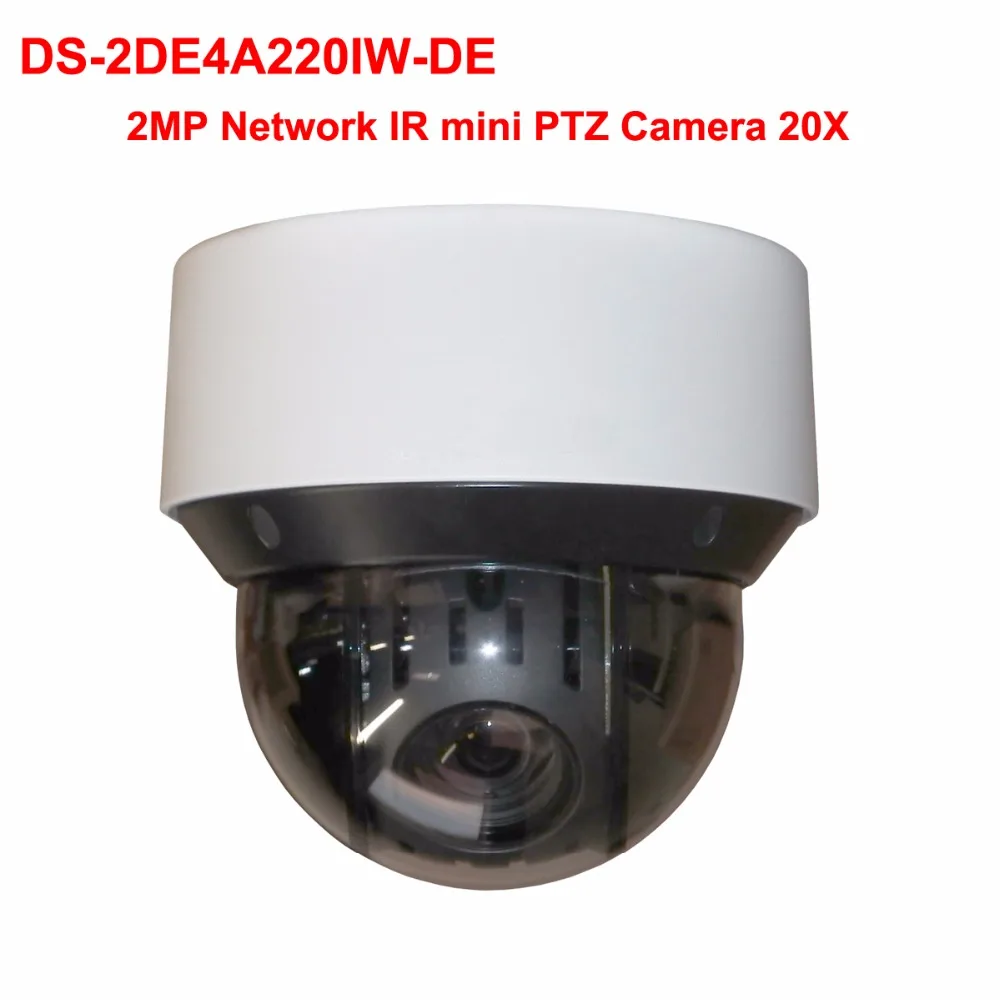 

2MP Network IR mini PTZ Camera 20x optical zoom WDR POE Hik cloud P2P IR 50m cctv video surveillance ip camera DS-2DE4A220IW-DE