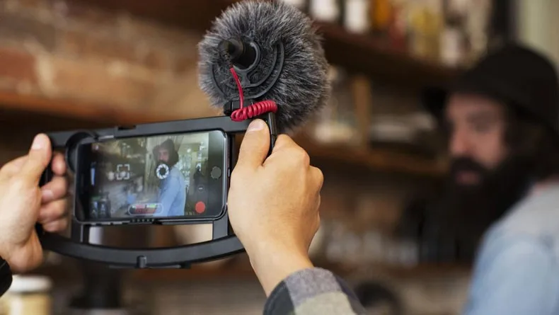 Ulanzi Rode VideoMicro накамерный микрофон телефон микрофон видео фотография Запись микрофон для Canon Eos M50 Nikon sony DSLR