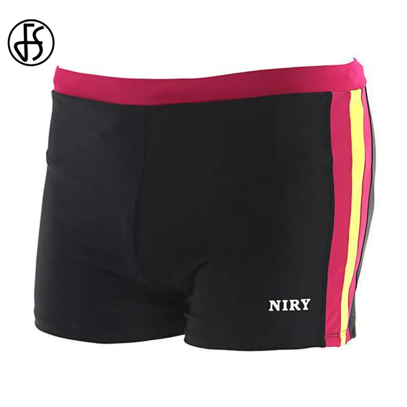 

FS Fight Color Male Sport Swimming Swim Briefs Trunks For Men Large Size Summer Beach Mens Swim Trunks Swimwear Comfortable
