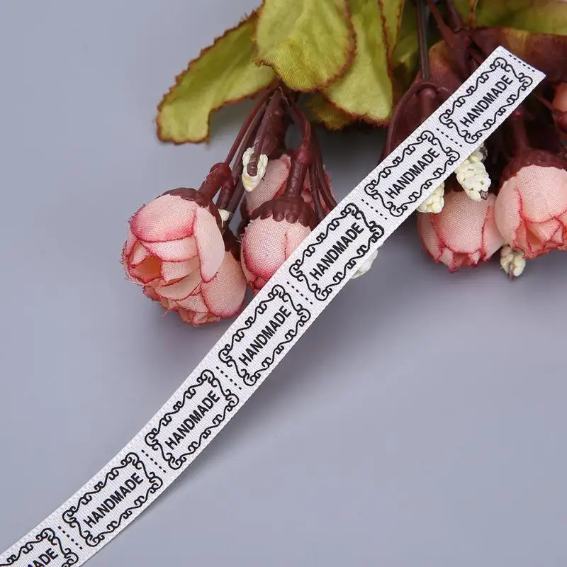 10 ярдов лента Этикетка DIY ручной работы бант Швейные аксессуары Подарки