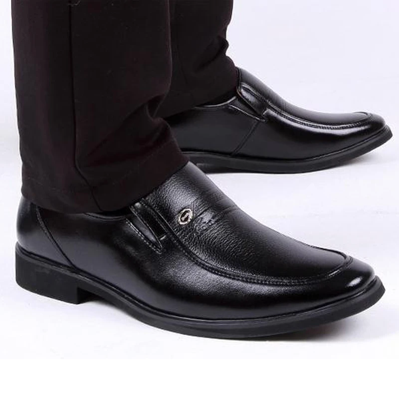 Tangnest 2017 New Men's Dress Shoes Split Leather Oxfords Casual Round Toe Low Heels Shoe Male Slip-On Business Shoes XMP332 Tangnest 2017 New Men's Dress Shoes Split Leather Oxfords Casual Round Toe Low Heels Shoe Male Slip-On Business Shoes XMP332