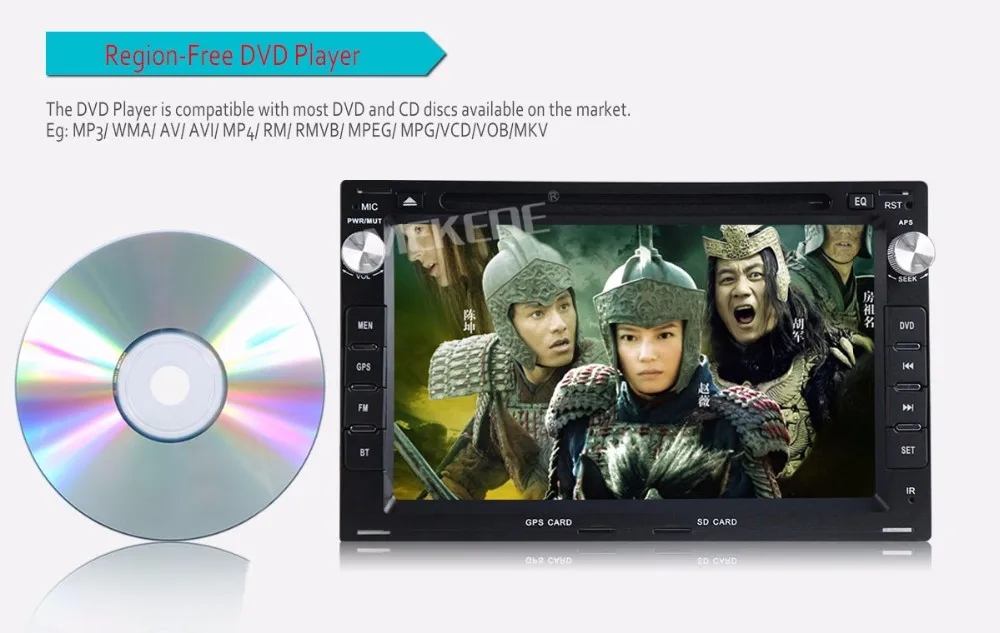 Clearance wince 6.0 system Car DVD radio Player for  VW Passat B5 Bora CHICO Sharan golf jetta polo Radio GPS BT 1080p video free shipping 8