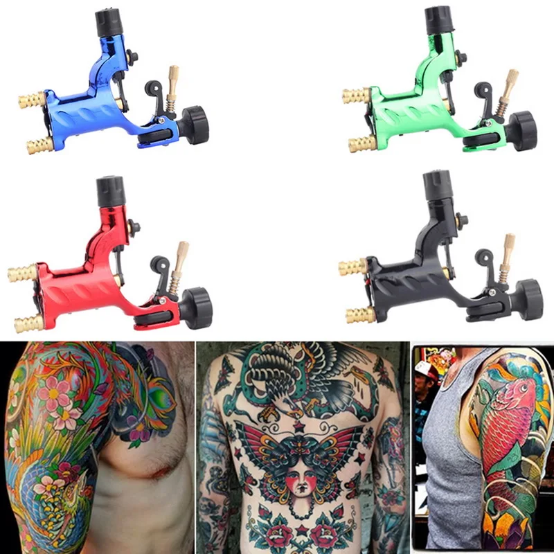 

Hot 7 Colors Tattoo Machine And Eyeliner Tattoo Assortment Motor Supply Kits For Artists easy to use Professional Body Art