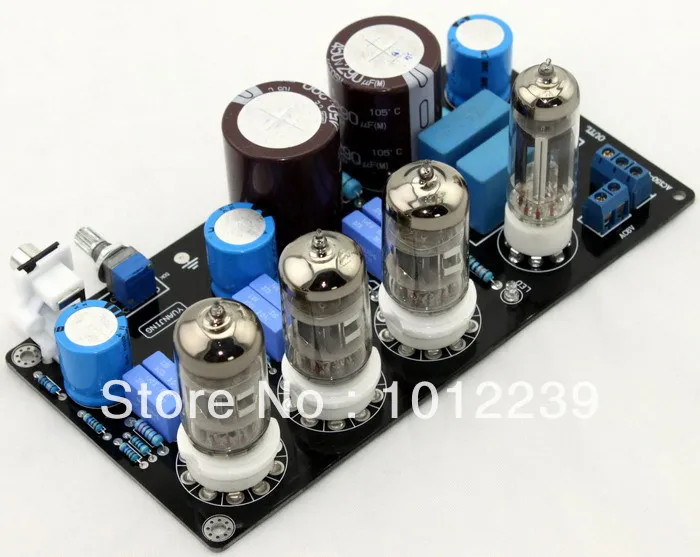 

Assembled 6N4 tube preamp (Reference Maratz 7 circuits)