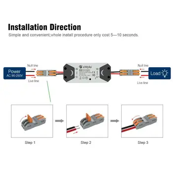 

Wifi Switch Smart Home Wireless Remote Control Electrical For DIY Home Automation Relay Module 10A 90-250V Support IOS Android
