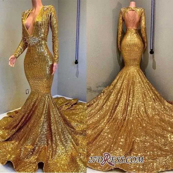 full sequin prom dress