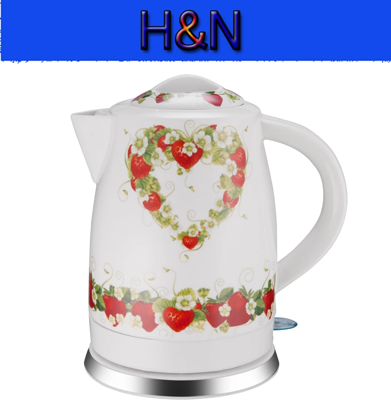 HOT!!Factory Wholesale Porcelain Electric Kettle Boil dry And Overheart
