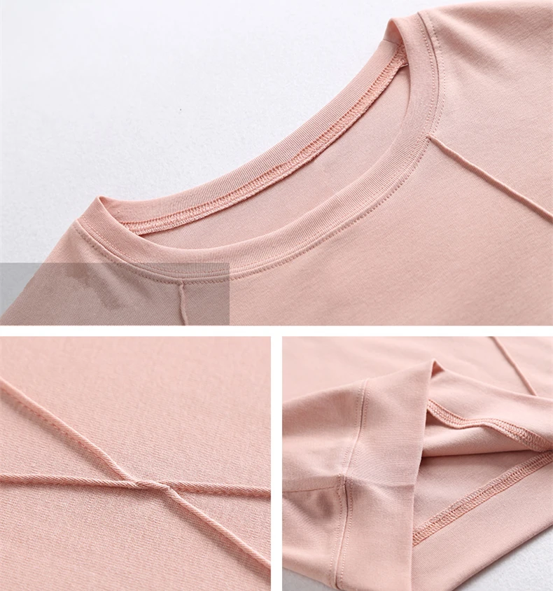 Harajuku/женские футболки с круглым вырезом из мягкого хлопка, Женская Повседневная футболка свободного кроя, летняя женская розовая футболка с коротким рукавом, S-2XL T988