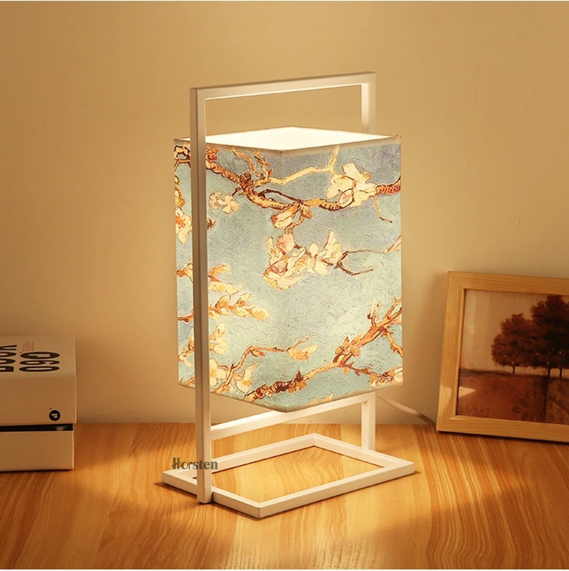 Nordic Modern Simple Fabric Iron Table Lamp E27 Table Lights Bedside Lamps For Bedroom Living Room Study Home Lighting (12)