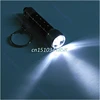 1 unidad 5 Mini linterna LED llavero negro Nuevo # Y51 # ► Foto 3/3