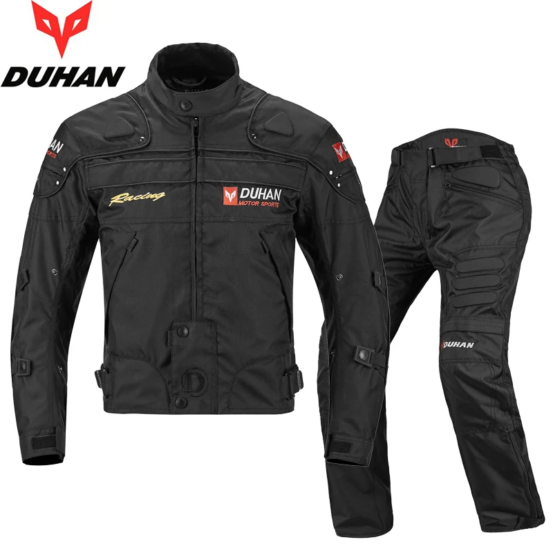 DUHAN мотоциклетная куртка мужская мотокросса эндуро гоночная куртка Мото куртка ветрозащитная мотоциклетная одежда защитное снаряжение