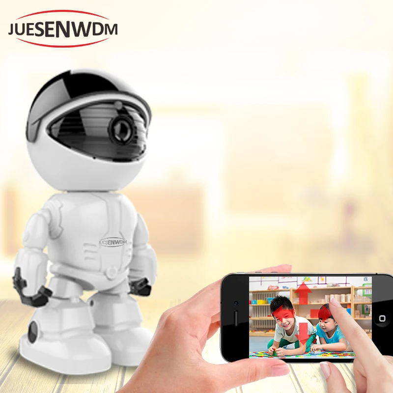 JUESENWDM HD Беспроводная ip-камера yoosee умный робот мини-камера двухсторонняя аудио сигнализация детский монитор ночного видения камера безопасности