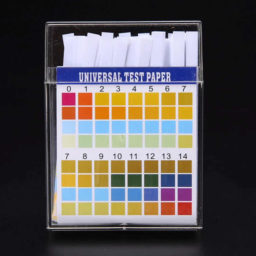 

100 Strips/Case PH Value Test Paper 0-14 PH Alkaline Acid Indicator Paper For Human Body Drinking Water Saliva Litmus Testing