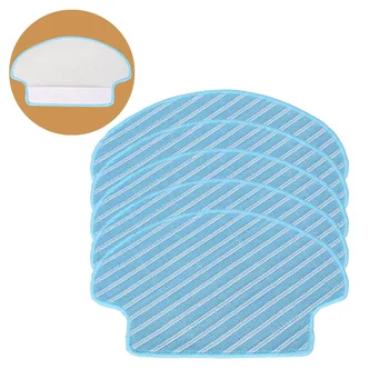 

5-piece/batch high quality washable dry and wet floor cleaning cloth for Ecovacs Deebot DT85 DT83 DM81 SDT85G robot vacuum clean